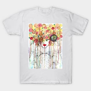 Victorian Punk Watercolor T-Shirt